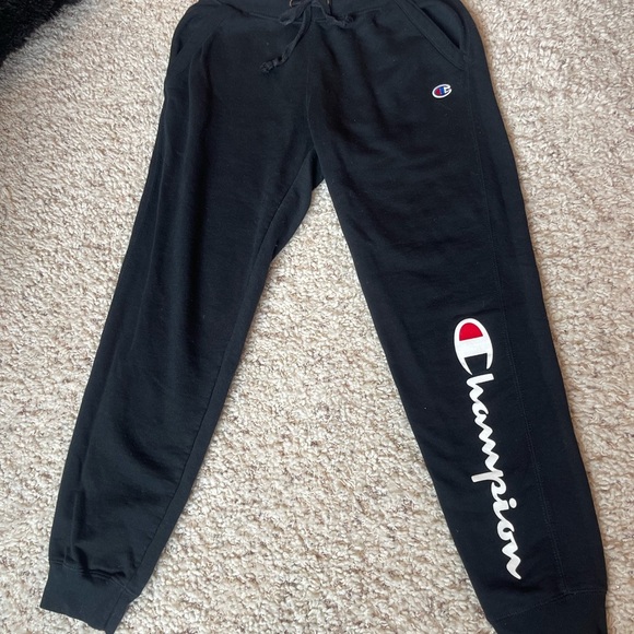 Champion Pants - Champion Black Sweatpants